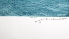 Homenaje a Thoreau, serigrafía de arte popular de Ted Jeremenko