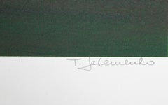 Tejados, Arte Popular Serigrafiado por Ted Jeremenko