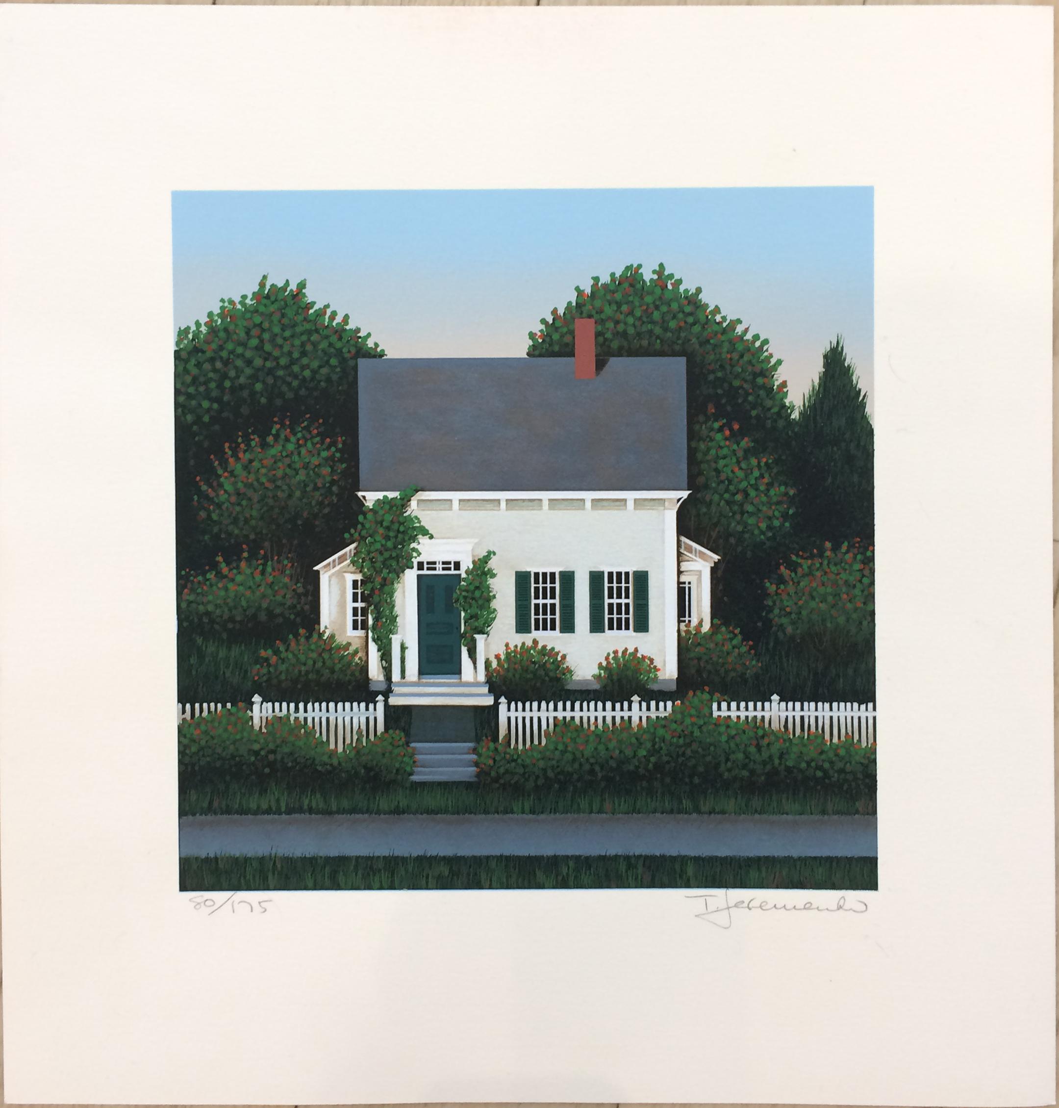 The Ivy Cottage - Print by Ted Jeremenko