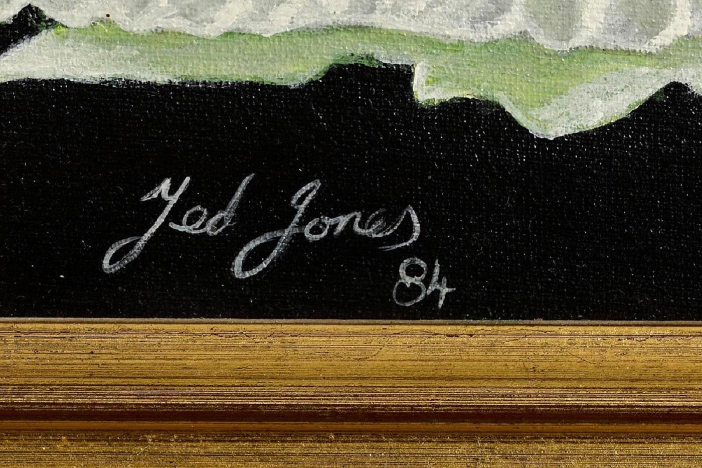 Ted Jones Dublín Irlanda Irlandés Pintura al Óleo Lienzo Profesor de Música con Alumno en venta 1