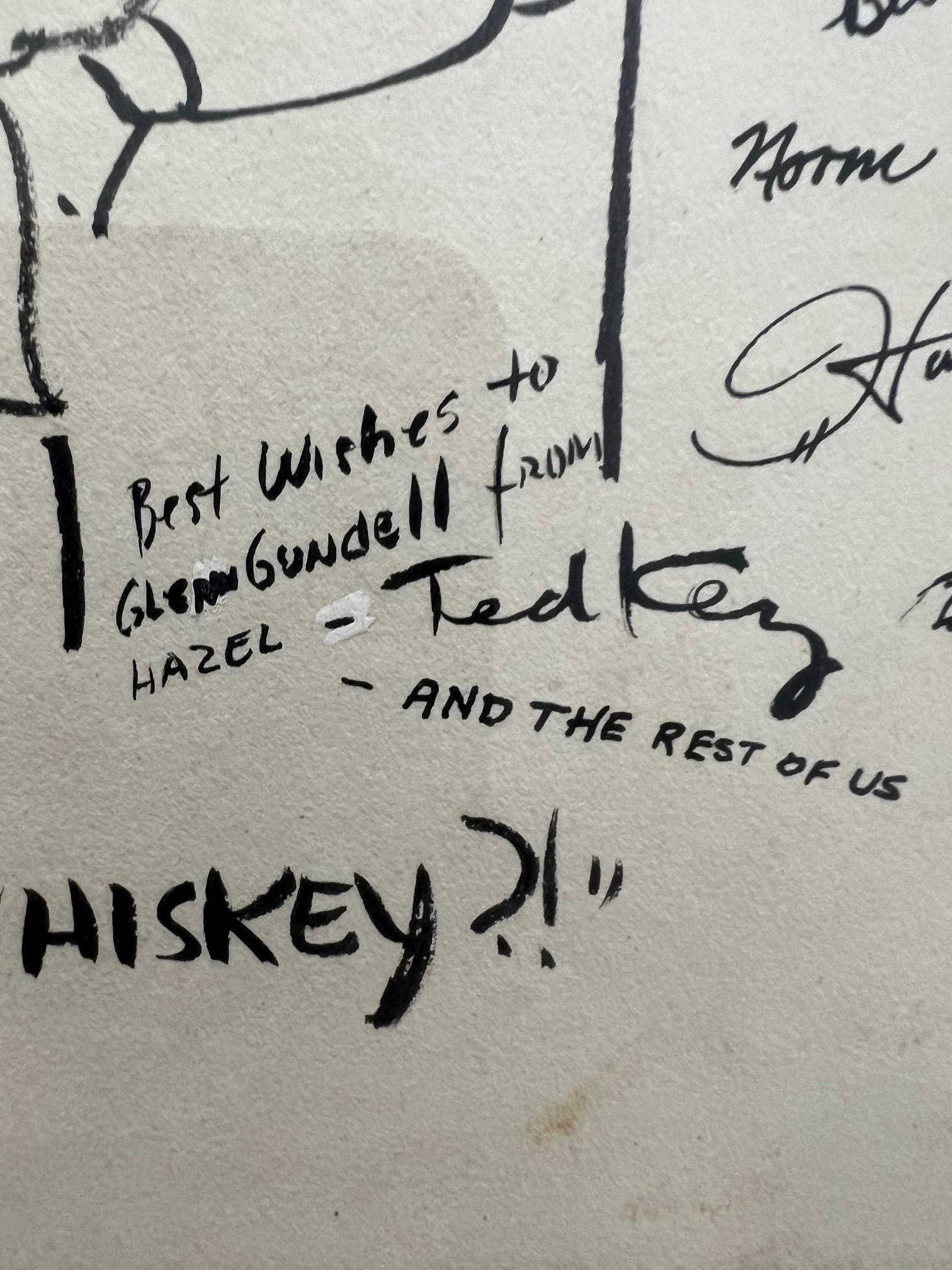 Ted Key Original Hazel Cartoon-Kunst „ Who Gets The Squirrel Whiskey“ signiert im Angebot 4