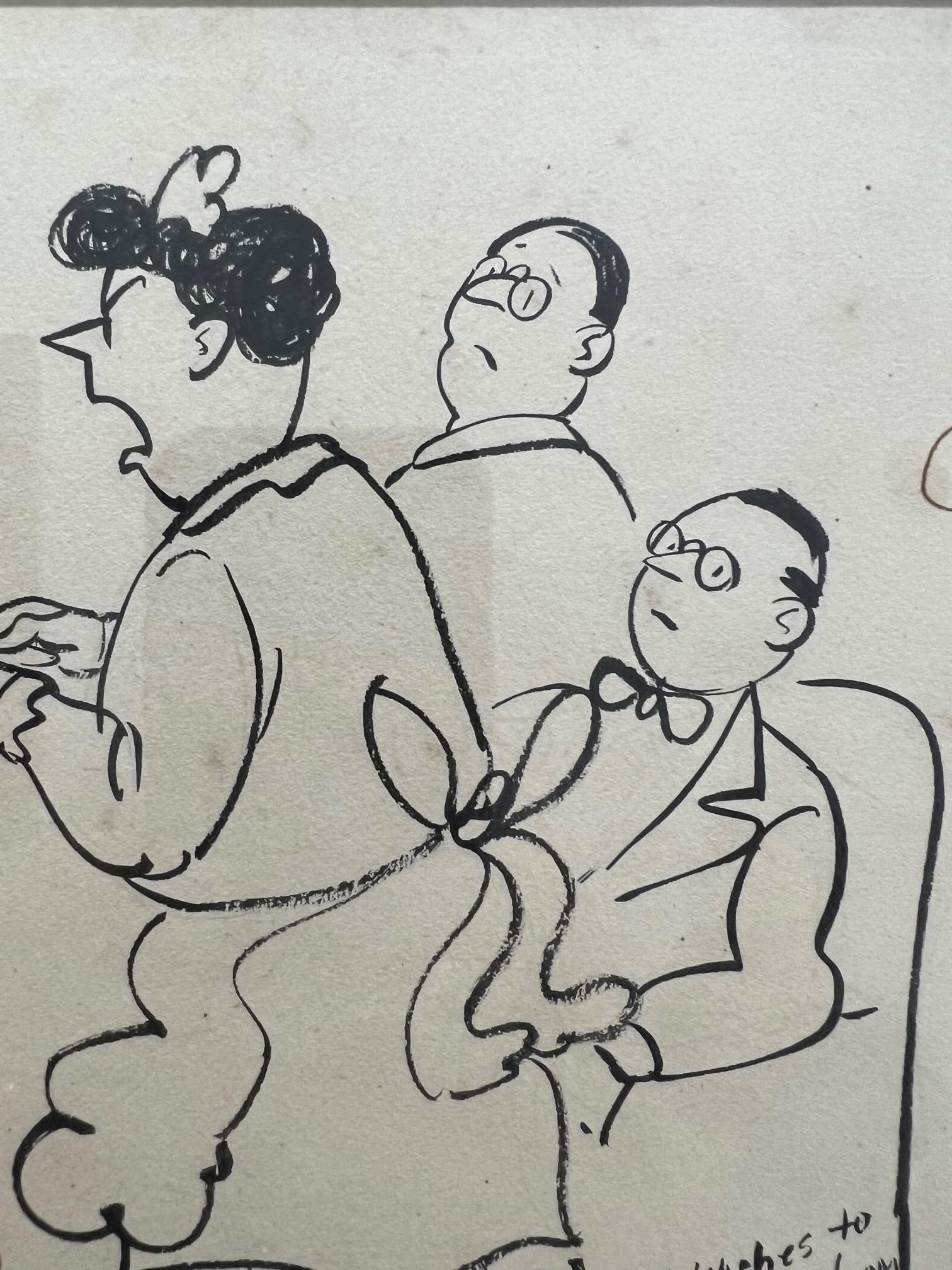 Ted Key Original Hazel Cartoon-Kunst „ Who Gets The Squirrel Whiskey“ signiert im Angebot 3