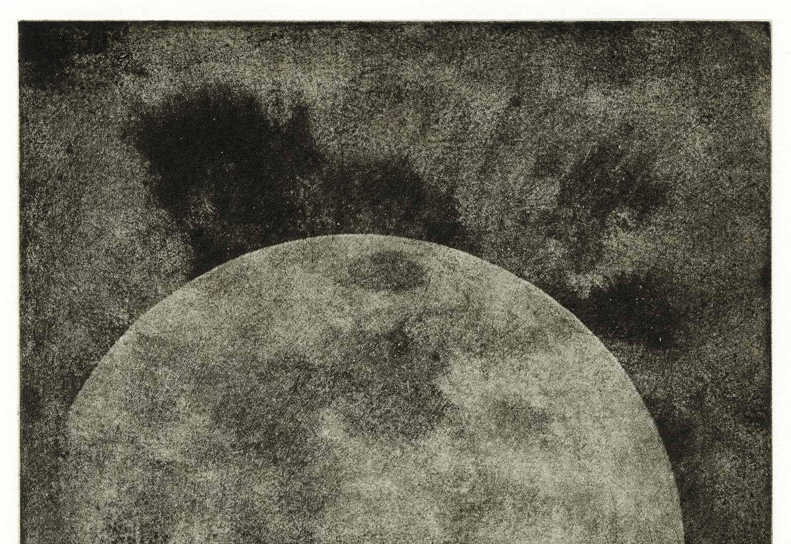 Moon ( from the artist's Lunar Series) - Photograph by Ted Kincaid