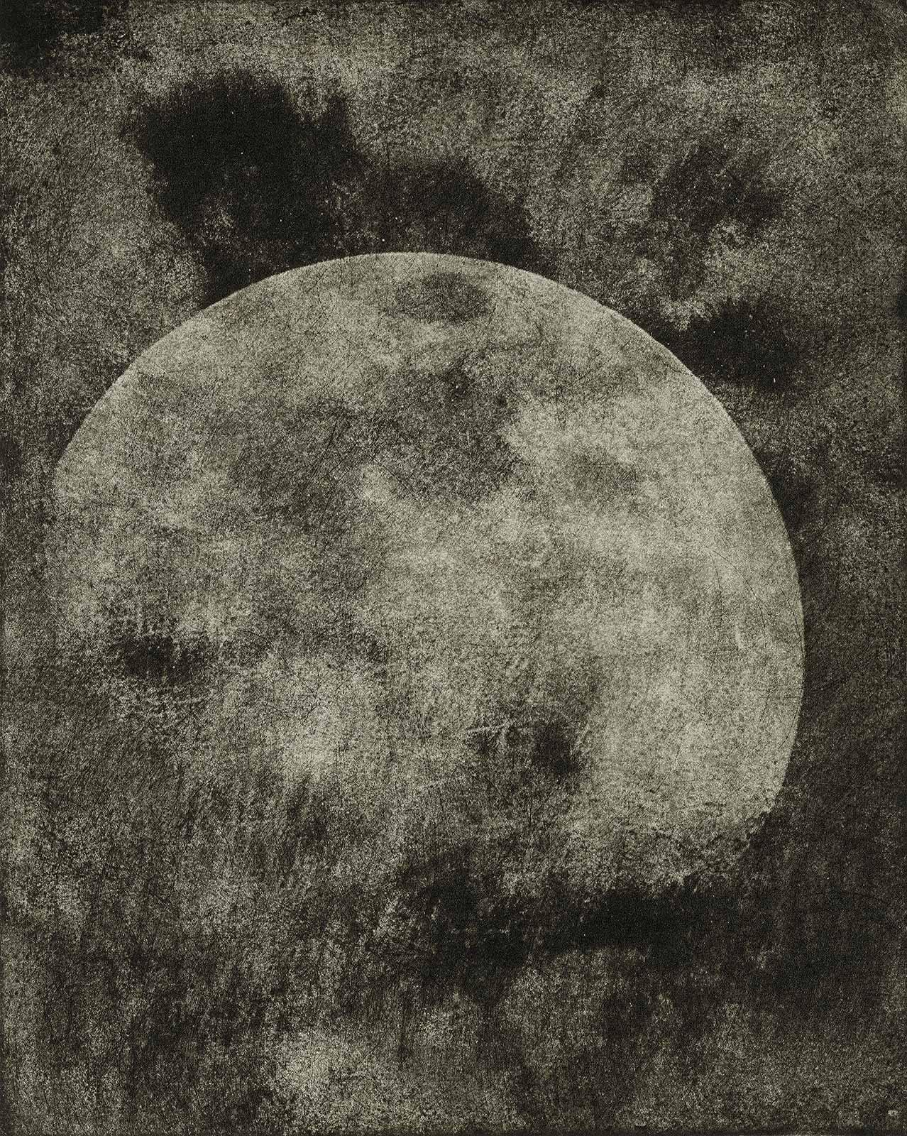 Ted Kincaid Landscape Photograph - Moon ( from the artist's Lunar Series)