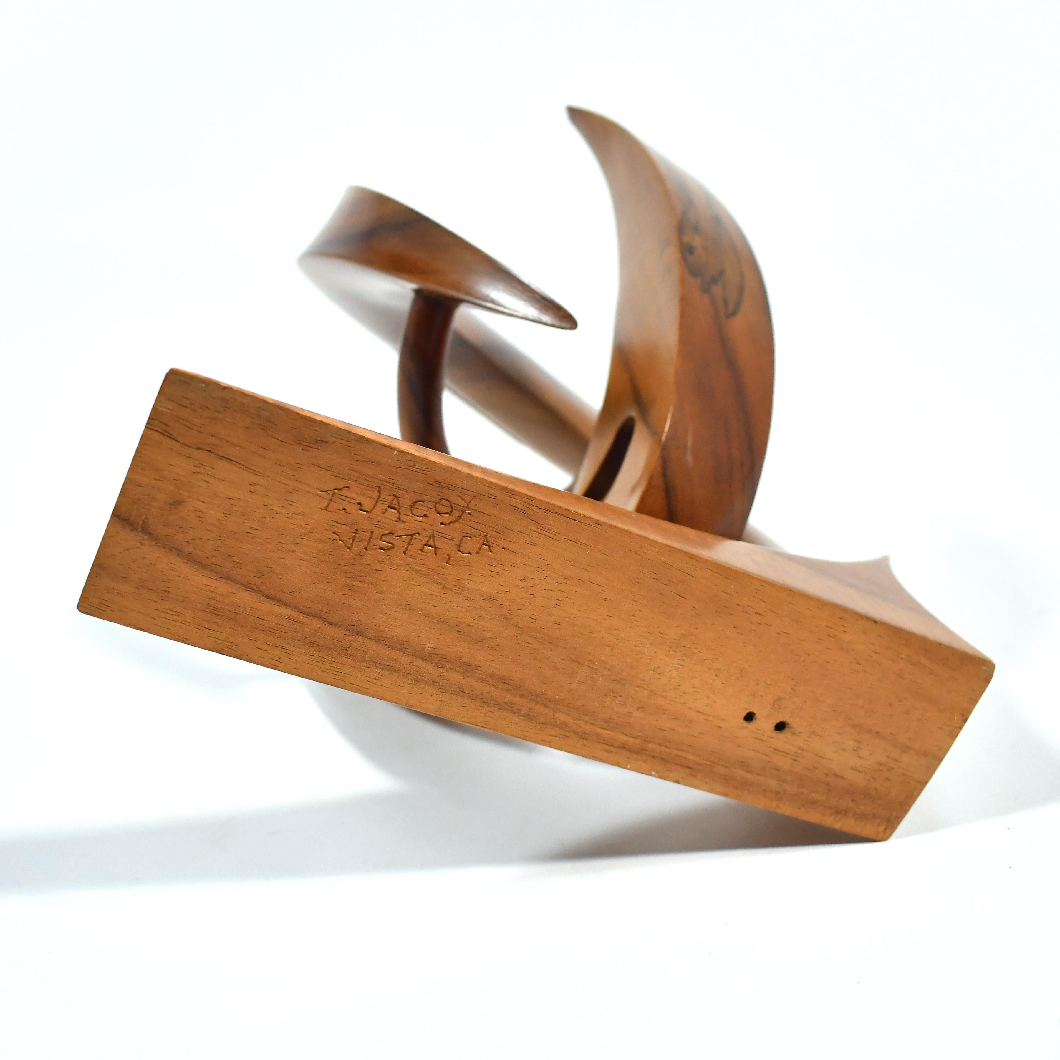 Ted Jacox Abstract Koa Wood Sculpture 5