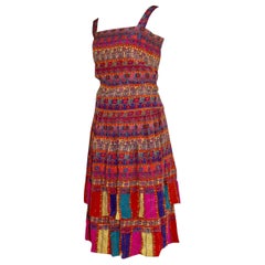 Ted Lapidus Boutique Haute Couture Paris Top/jupe en soie