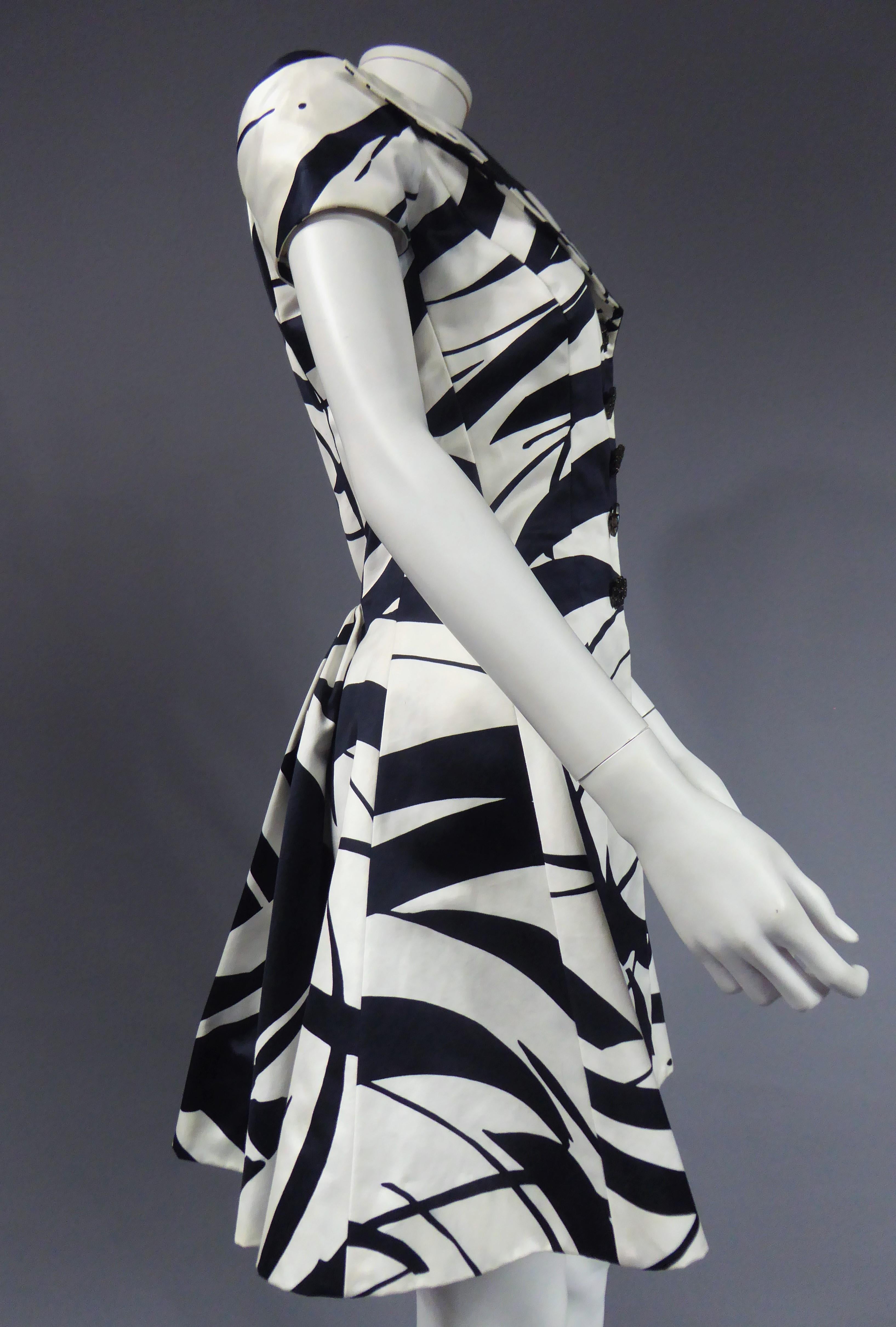 Ted Lapidus by Olivier Lapidus Haute Couture-Kleid, um 1990  im Angebot 7
