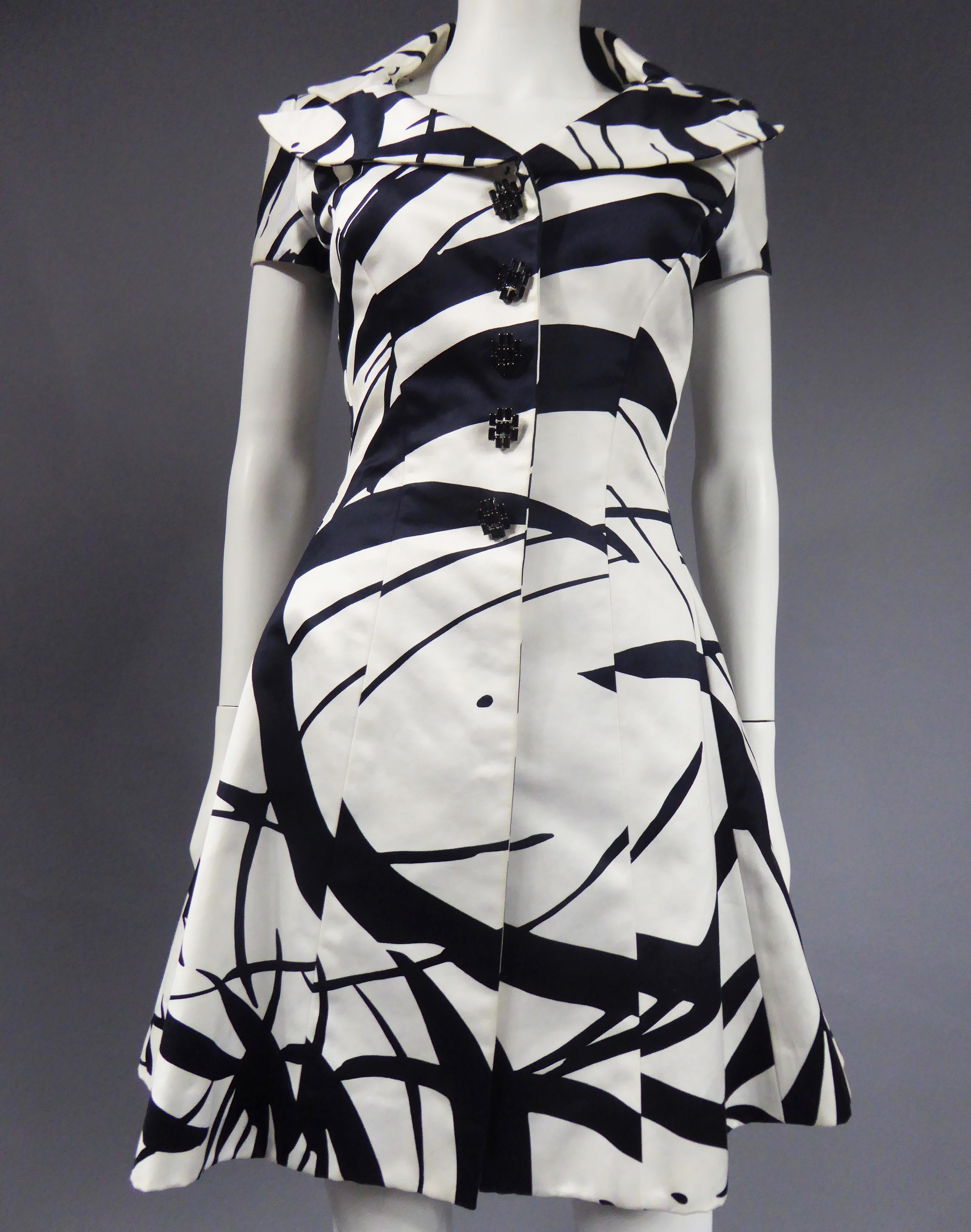 Ted Lapidus by Olivier Lapidus Haute Couture-Kleid, um 1990  im Angebot 8