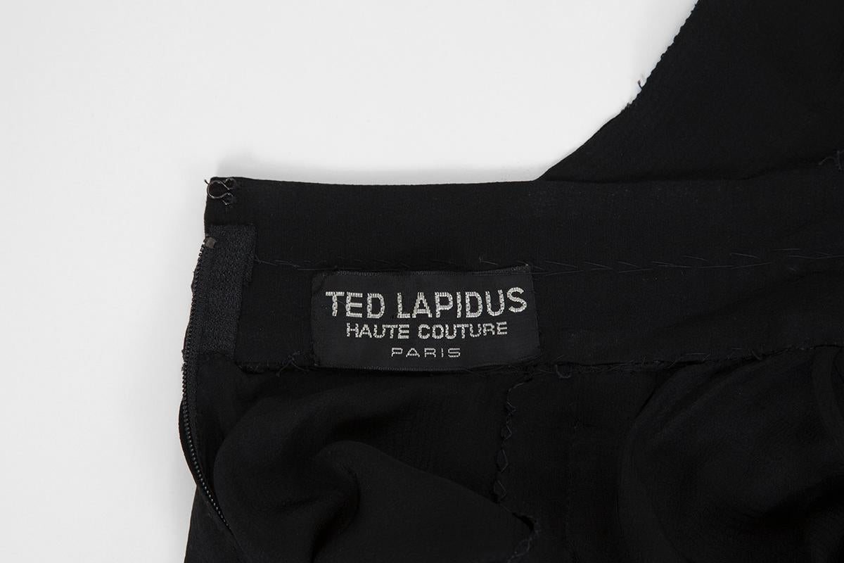 Ted Lapidus Couture Midikleid mit Neckholder und Neckholder im Angebot 5
