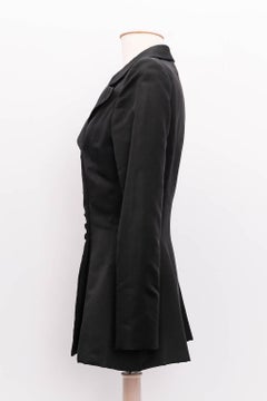 Giacca Ted Lapidus Haute Couture in raso nero