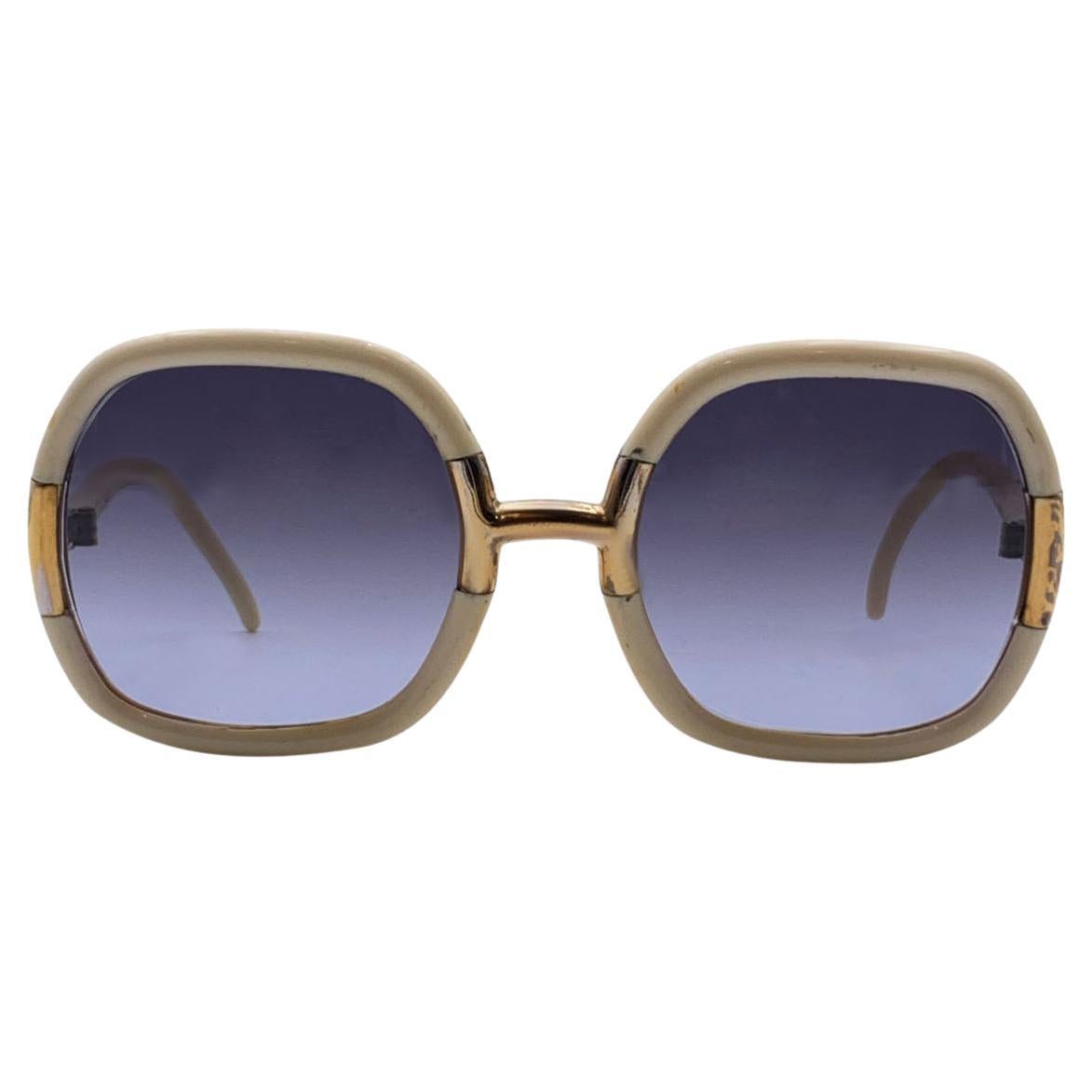 Ted Lapidus Vintage Beige Oversized G 20 Sunglasses 55/15 120mm For Sale at  1stDibs | ted lapidus sunglasses, 120mm sunglasses