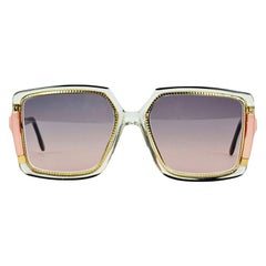 Lunettes de soleil Ted Lapidus Vintage TL 15 19 58-12 140 mm Noir Rose