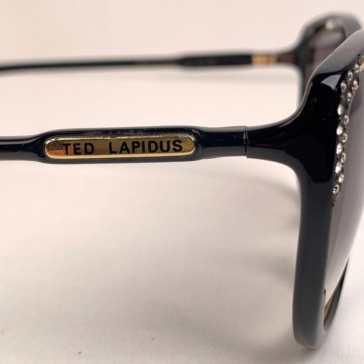 Ted Lapidus Vintage TL 17 01 Sunglasses Crystals 62-16 130mm 2