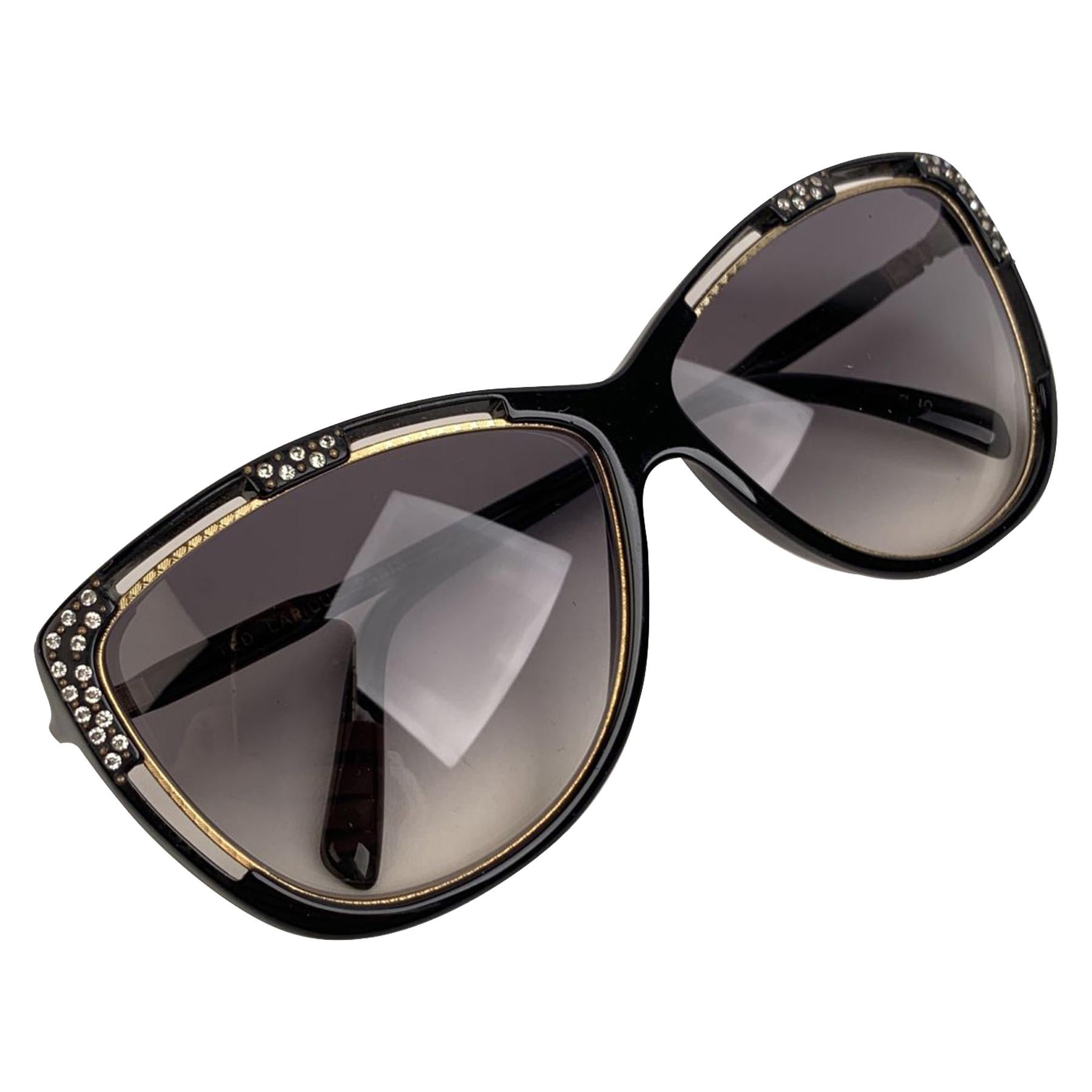 Ted Lapidus Vintage TL 17 01 Sunglasses Crystals 62-16 130mm