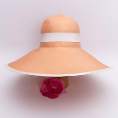 Ted Lapidus wide-brim hat in straw