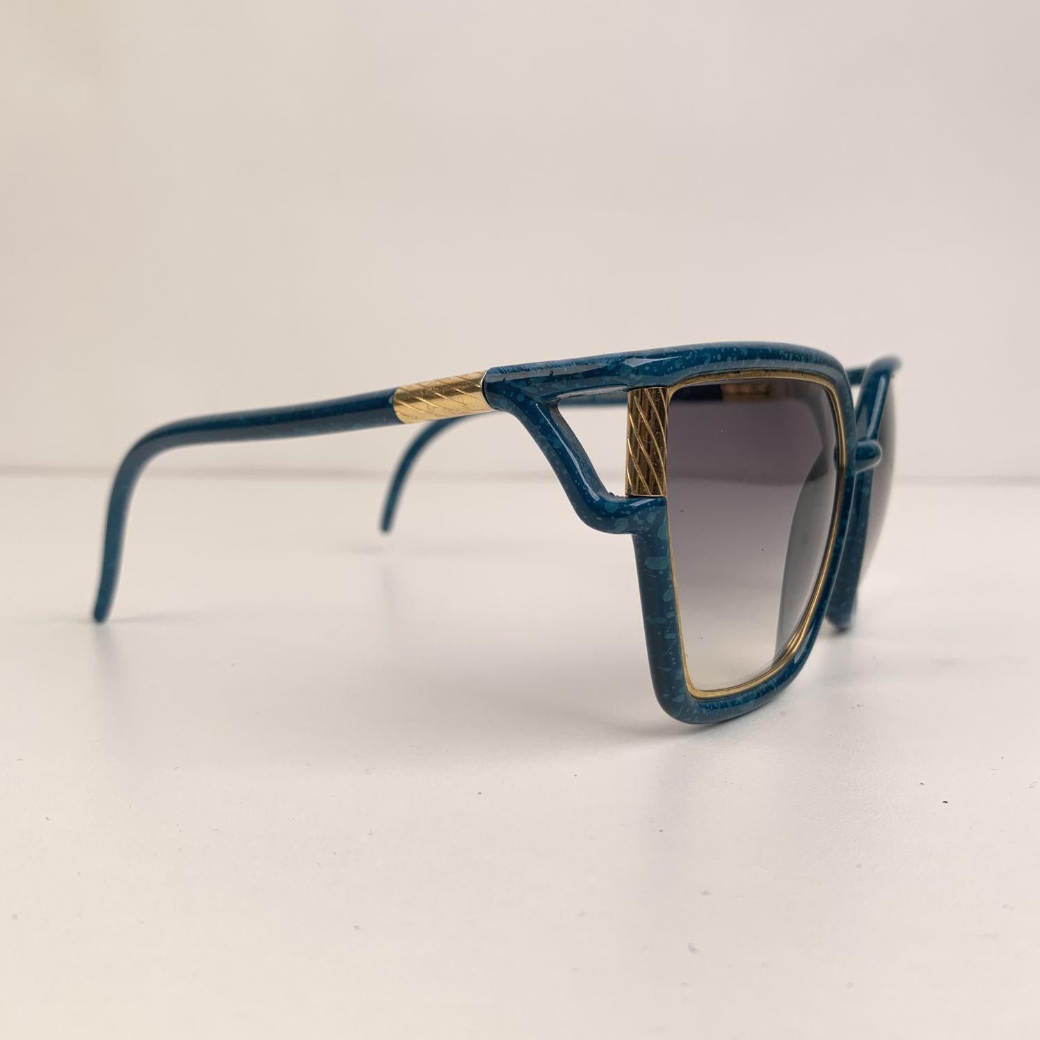 Gray Ted Lapiudus Vintage Turquoise Sunglasses TL1206 54-12 130mm