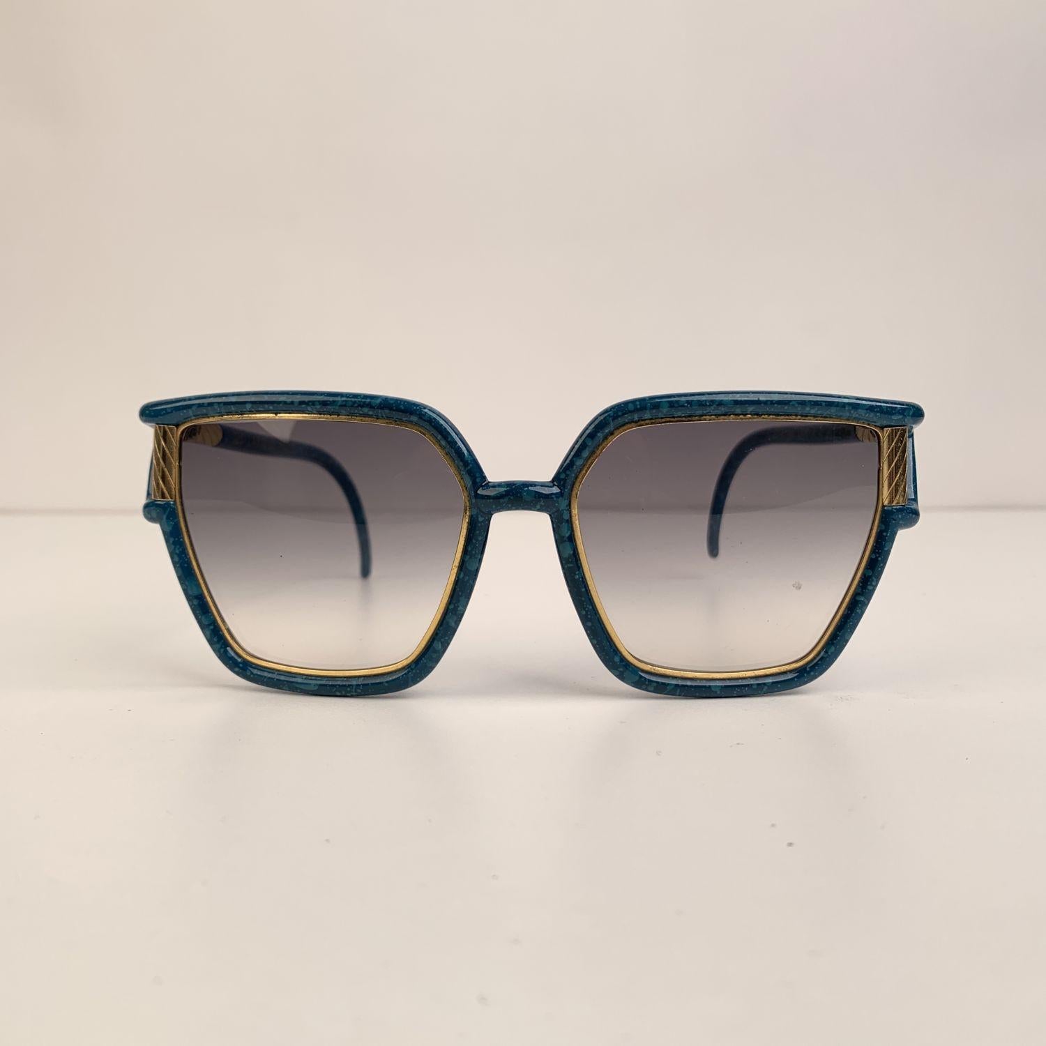 Ted Lapiudus Vintage Turquoise Sunglasses TL1206 54-12 130mm 2
