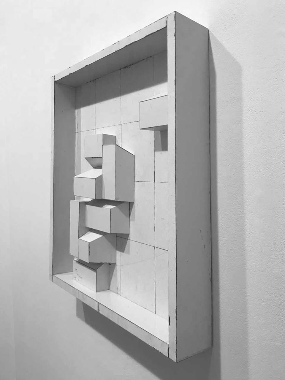 Educated Guess  - Abstract Geometric Sculpture by Ted Larsen