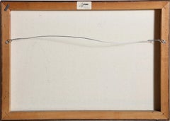 Sailboats at Sunset, Surrealist Oil Painting by Ted Lownik