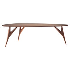 Ted Mahogany MEDIUM Dining Table in Solid Sapelli Mahogany