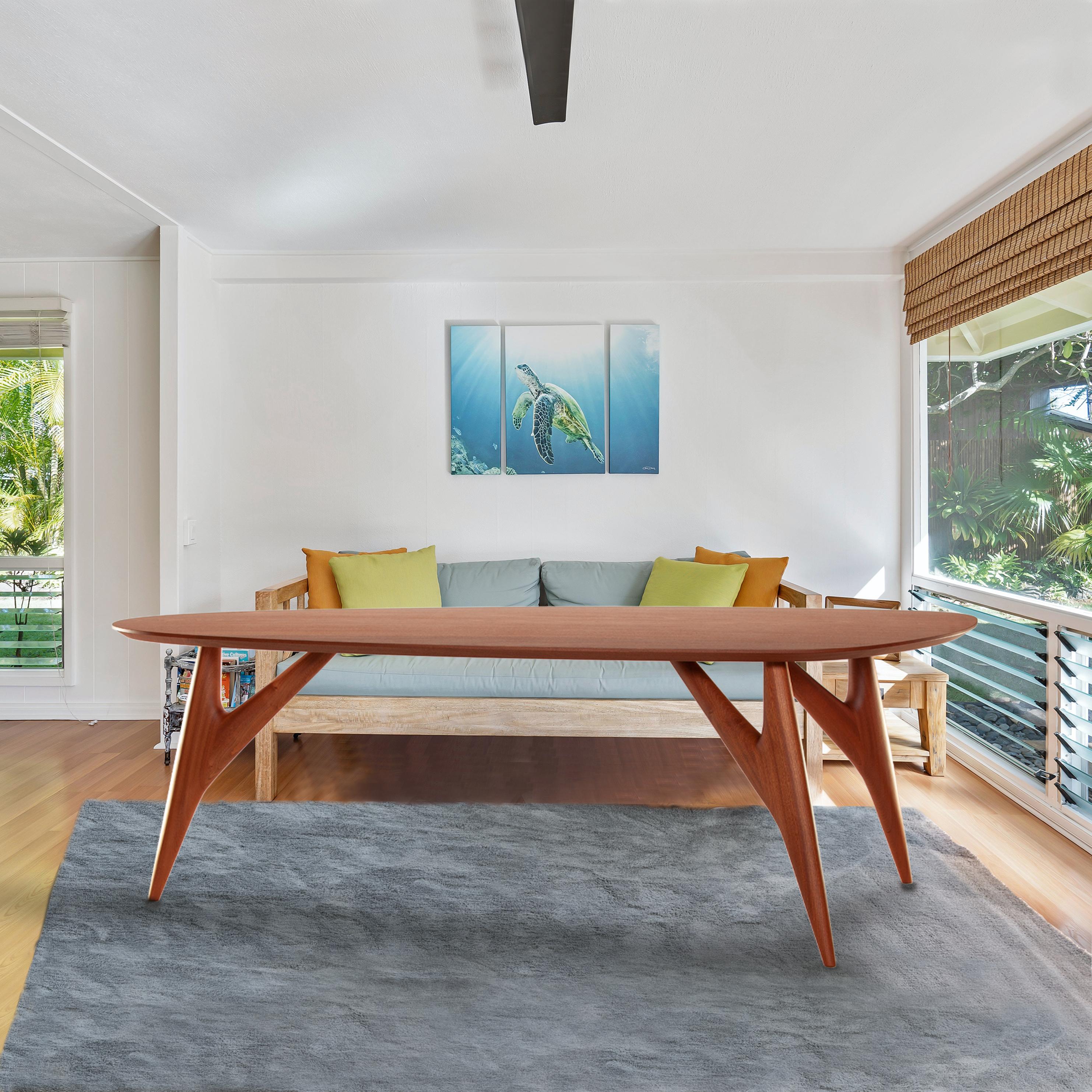 TED Masterpiece Mesa de comedor de caoba maciza - Hecho a mano en Italia Madera de sapeli en venta