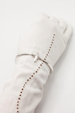 Bracciale scultoreo in argento Sterling Ted Muehling