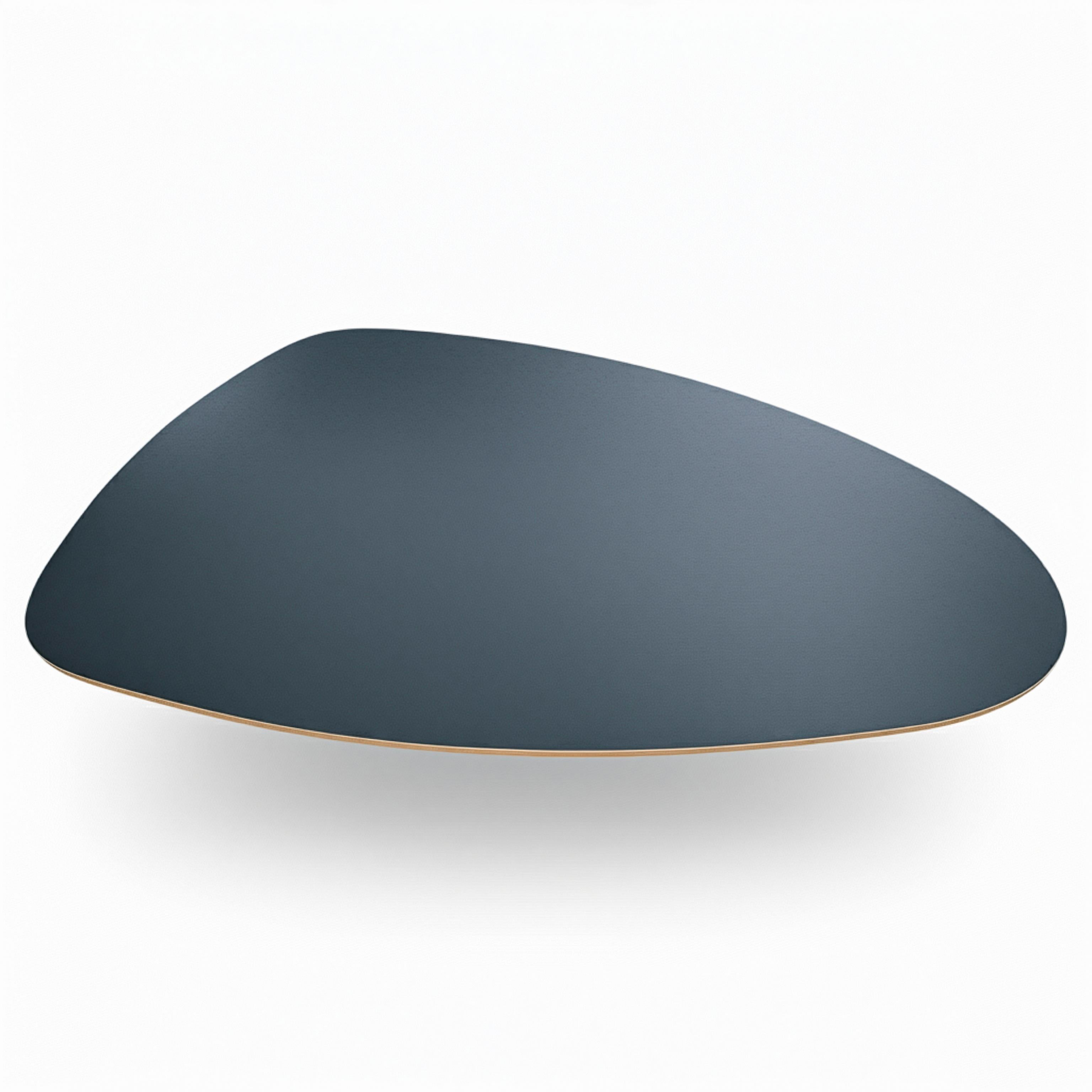 Ted One - Mesa de Comedor Contemporánea en Caoba Sapelli con Dua Gris Antracita en venta 1