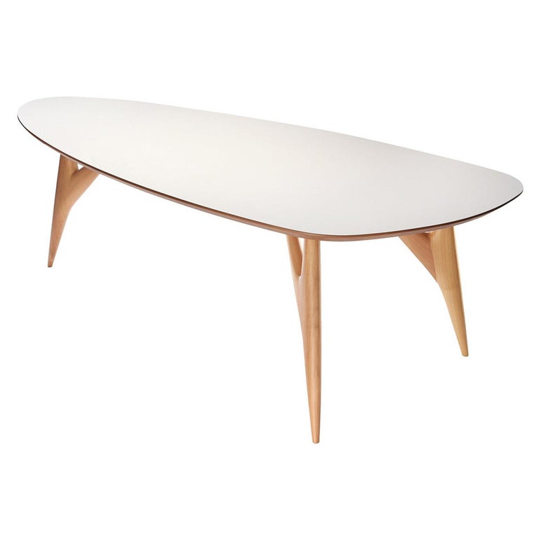 Ted One White Dining Table For Sale at 1stDibs ted table, broyhill