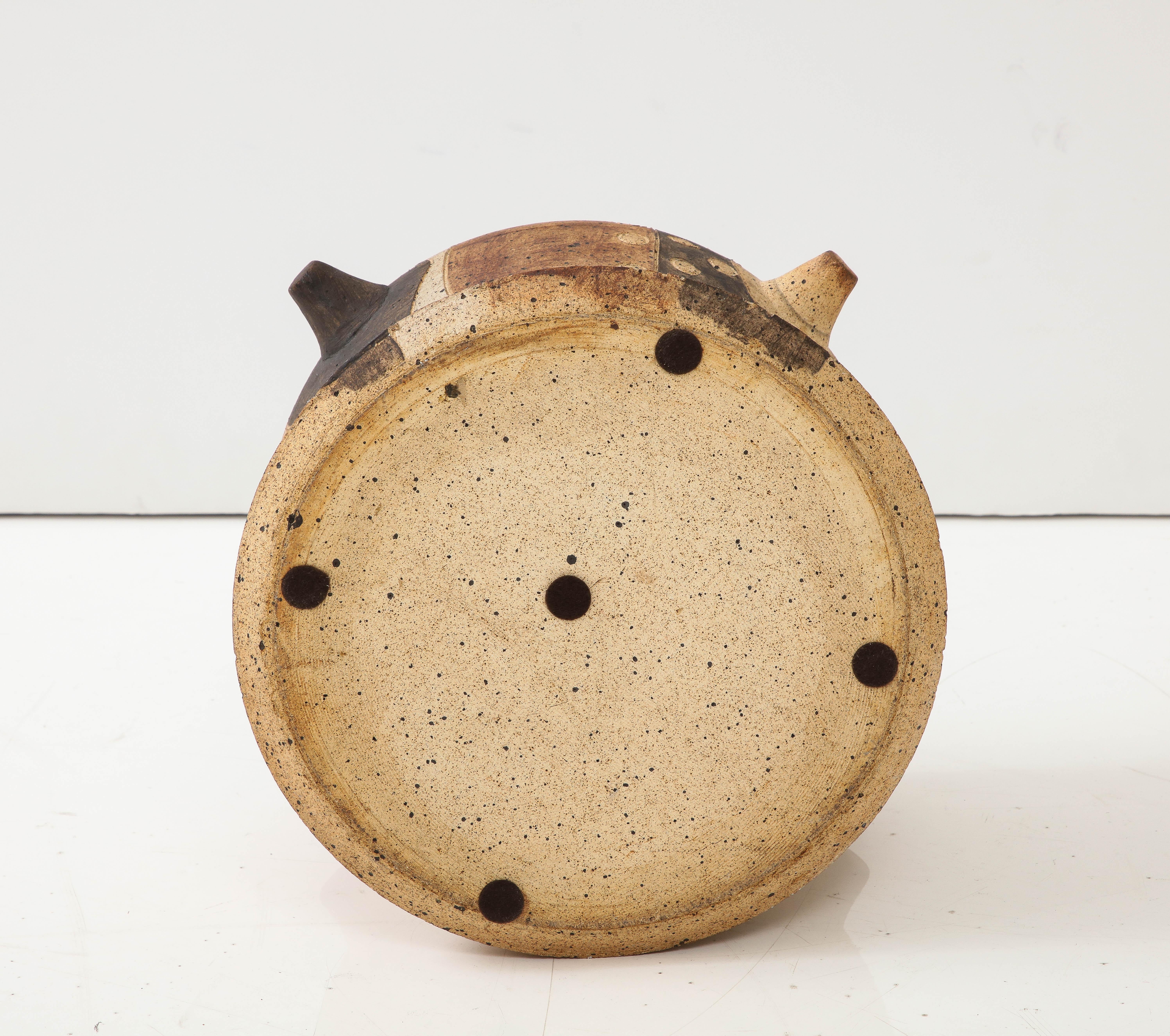Fin du 20e siècle Ted Randall - Vase en poterie décorative moderniste