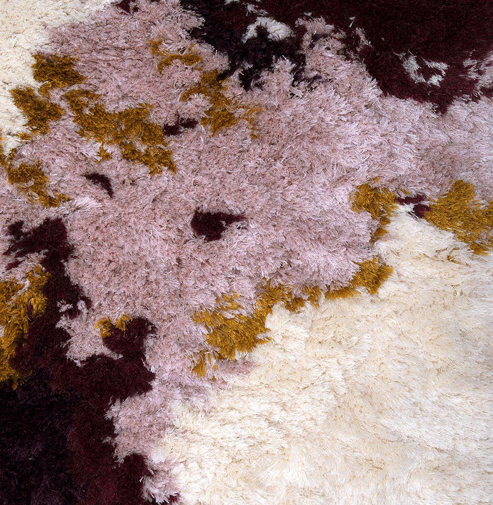 Ted Story Rug Ted Rug in Hand-Tufted Wool and Bamboo Silk For Sale at 1stDibs