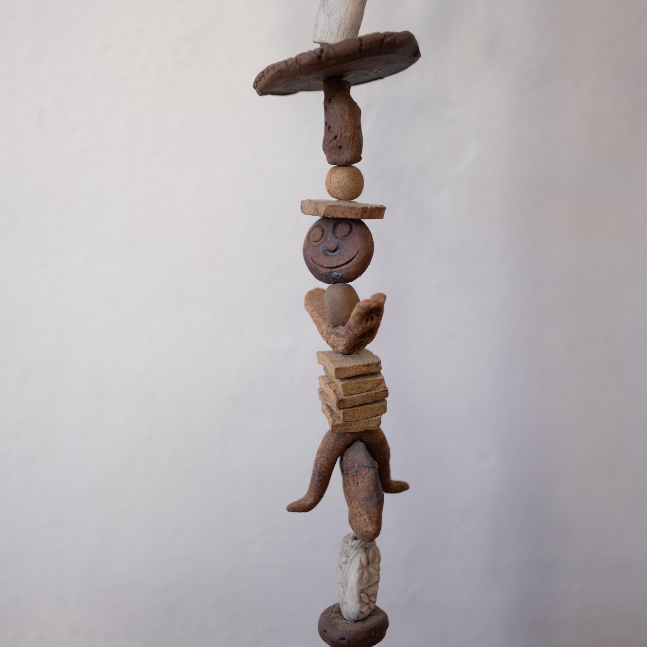 Hängeskulptur aus Keramik von Ted Saito, 1970er-Jahre 6