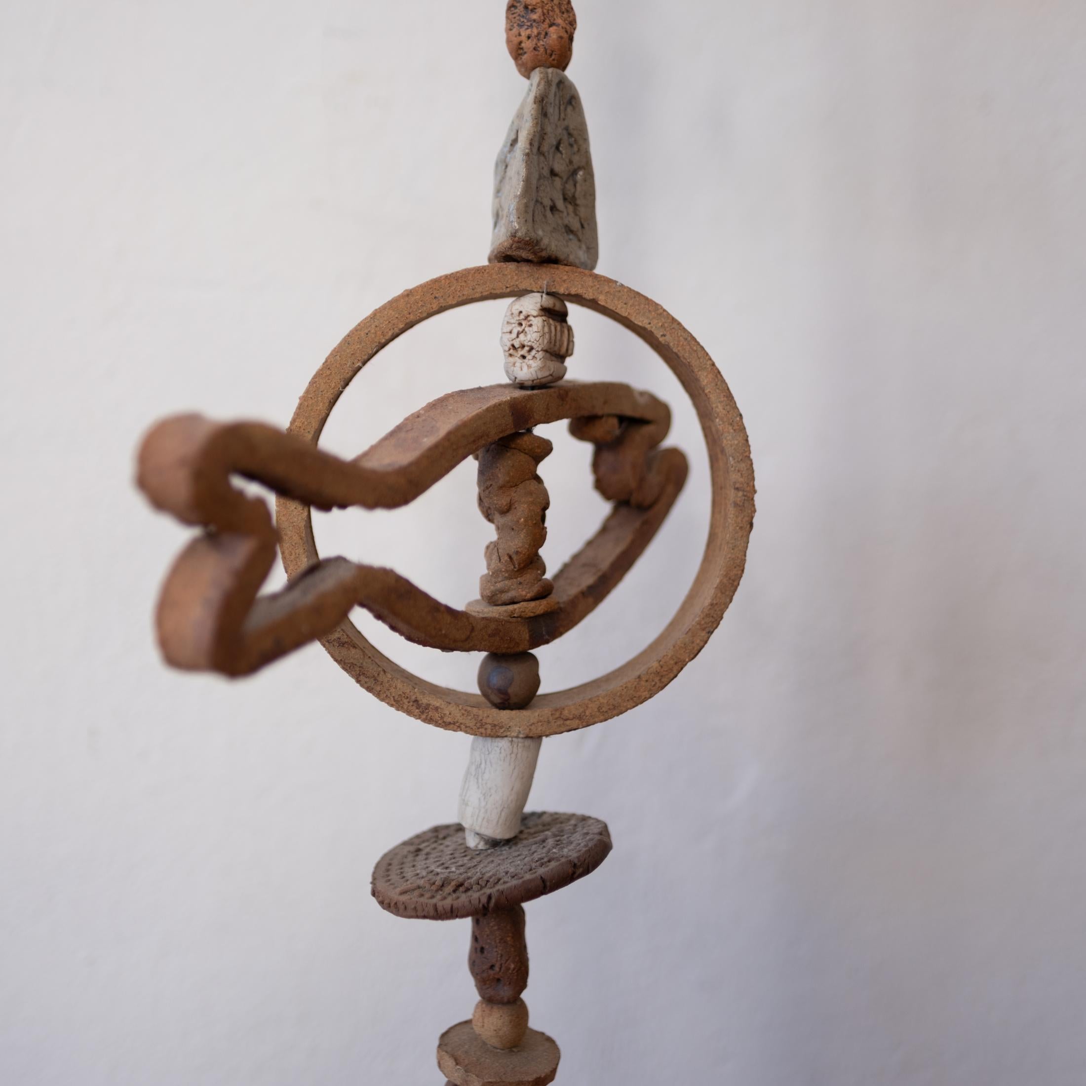 Hängeskulptur aus Keramik von Ted Saito, 1970er-Jahre 7