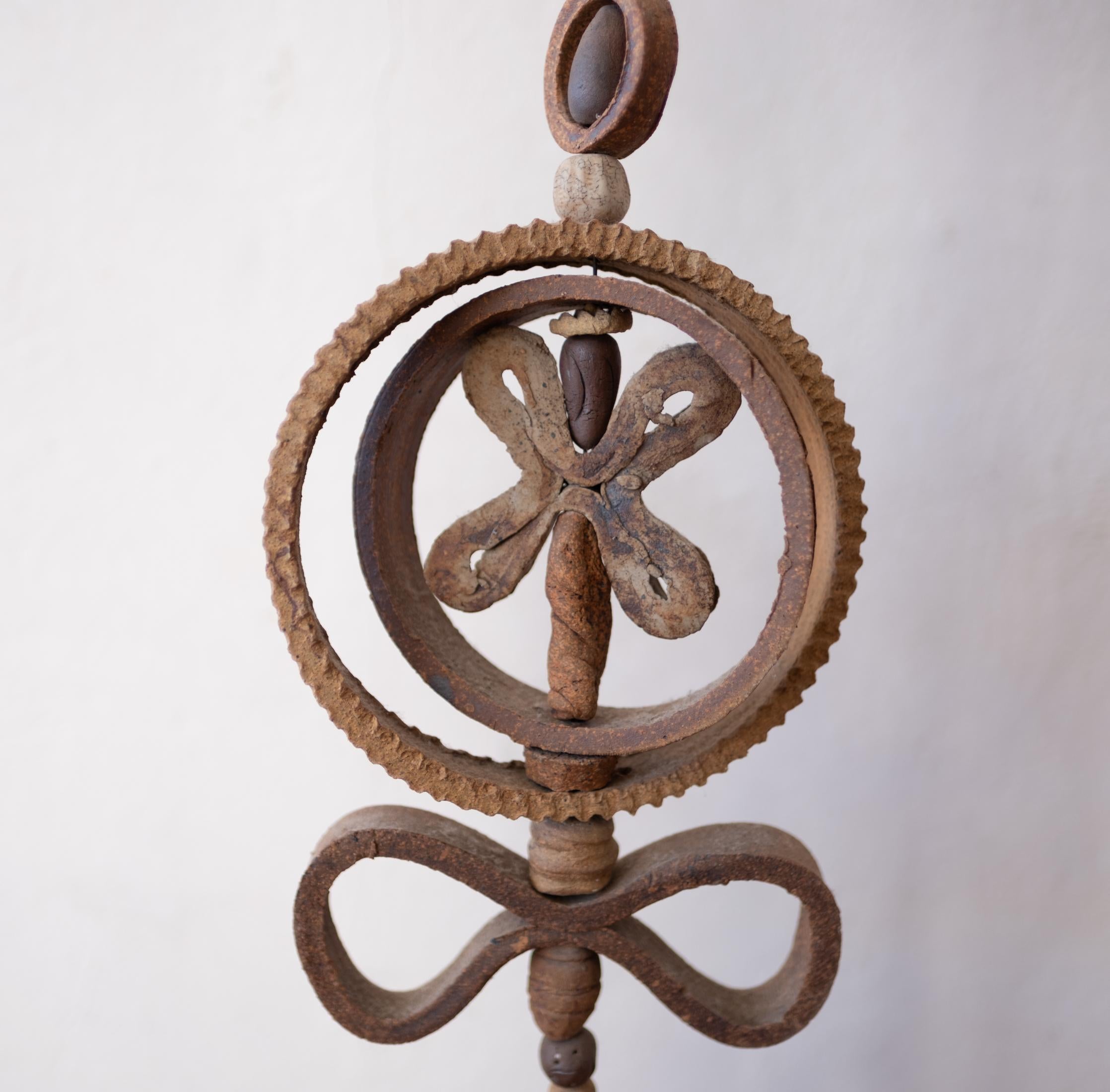 Hängeskulptur aus Keramik von Ted Saito, 1970er-Jahre 8
