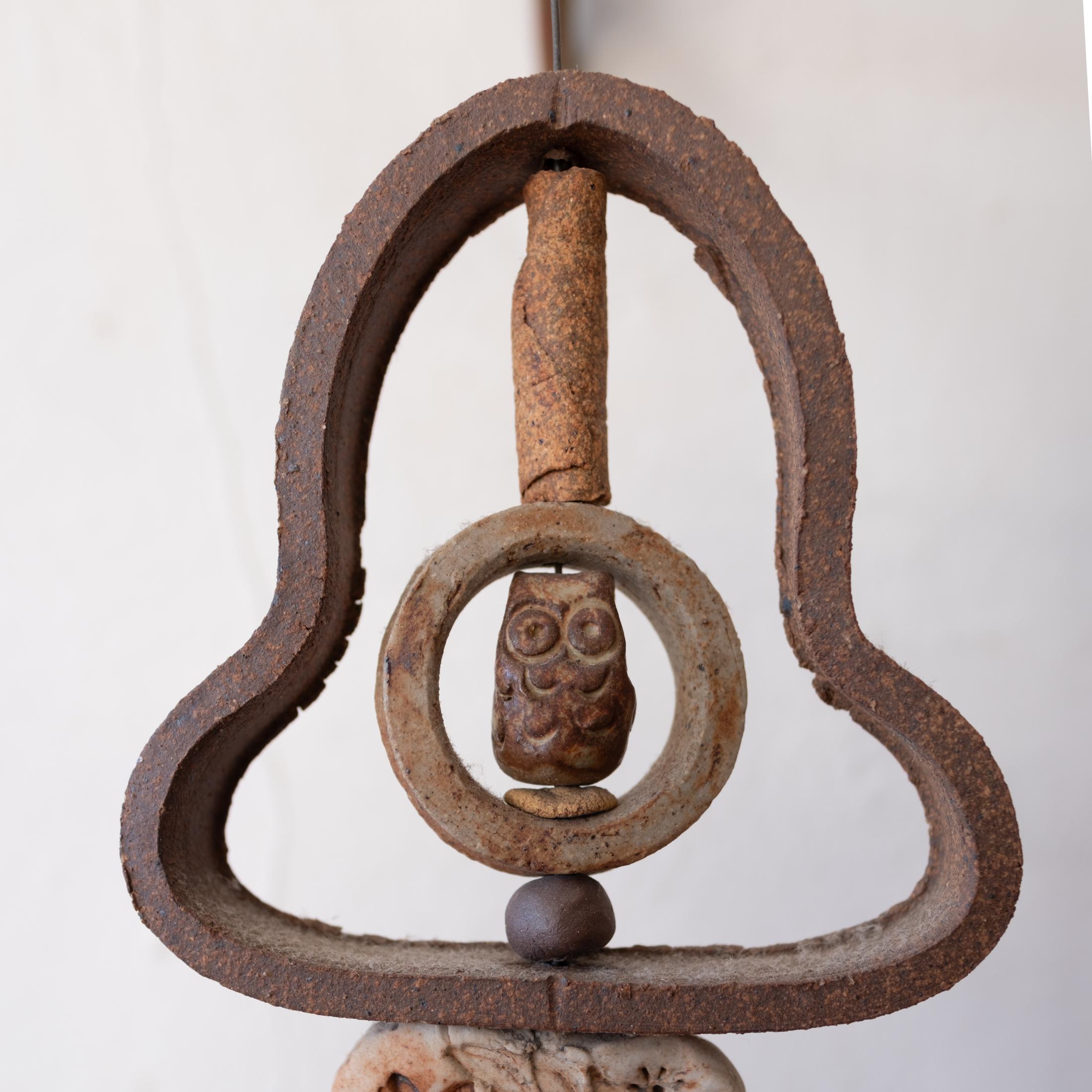 Hängeskulptur aus Keramik von Ted Saito, 1970er-Jahre 9