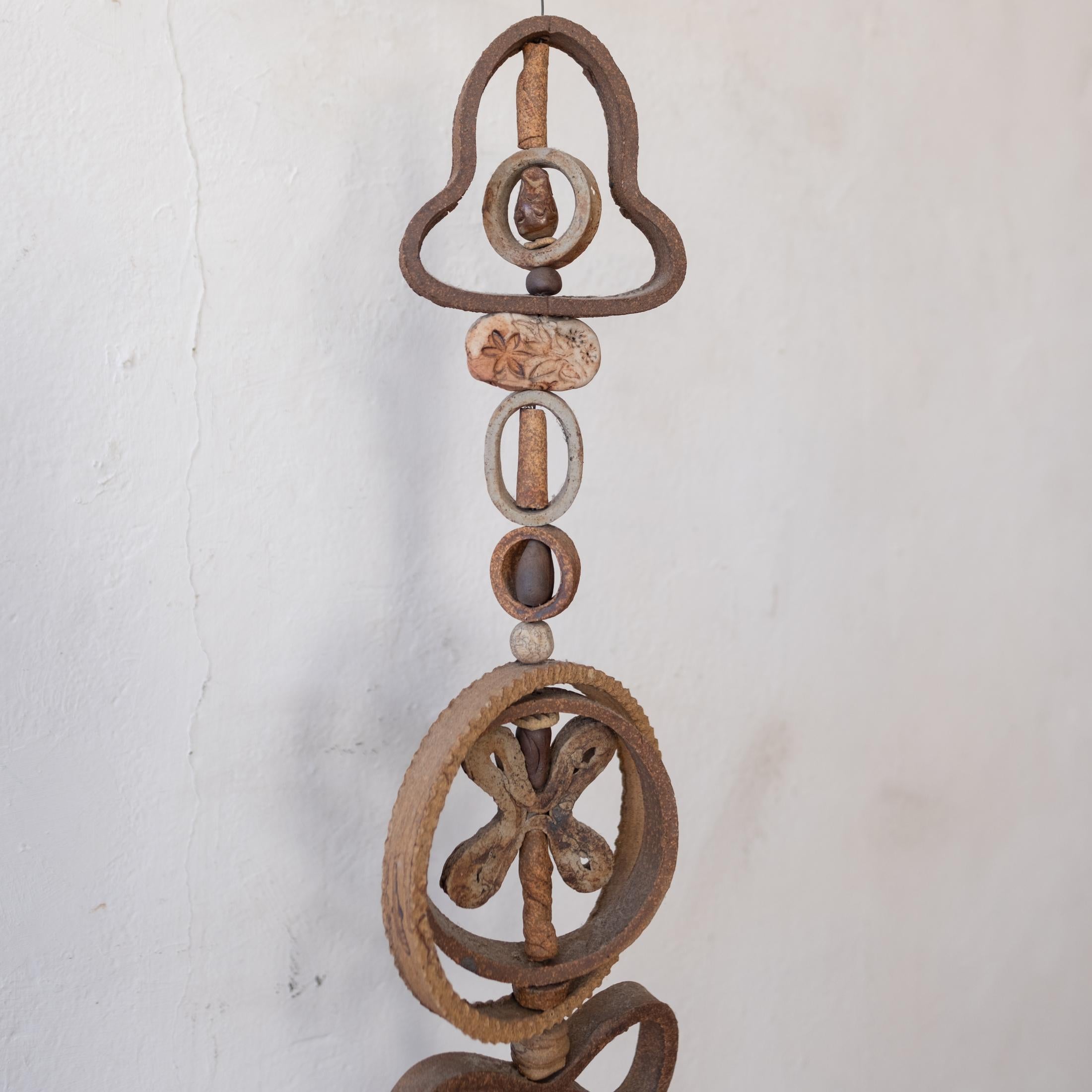 Hängeskulptur aus Keramik von Ted Saito, 1970er-Jahre 10