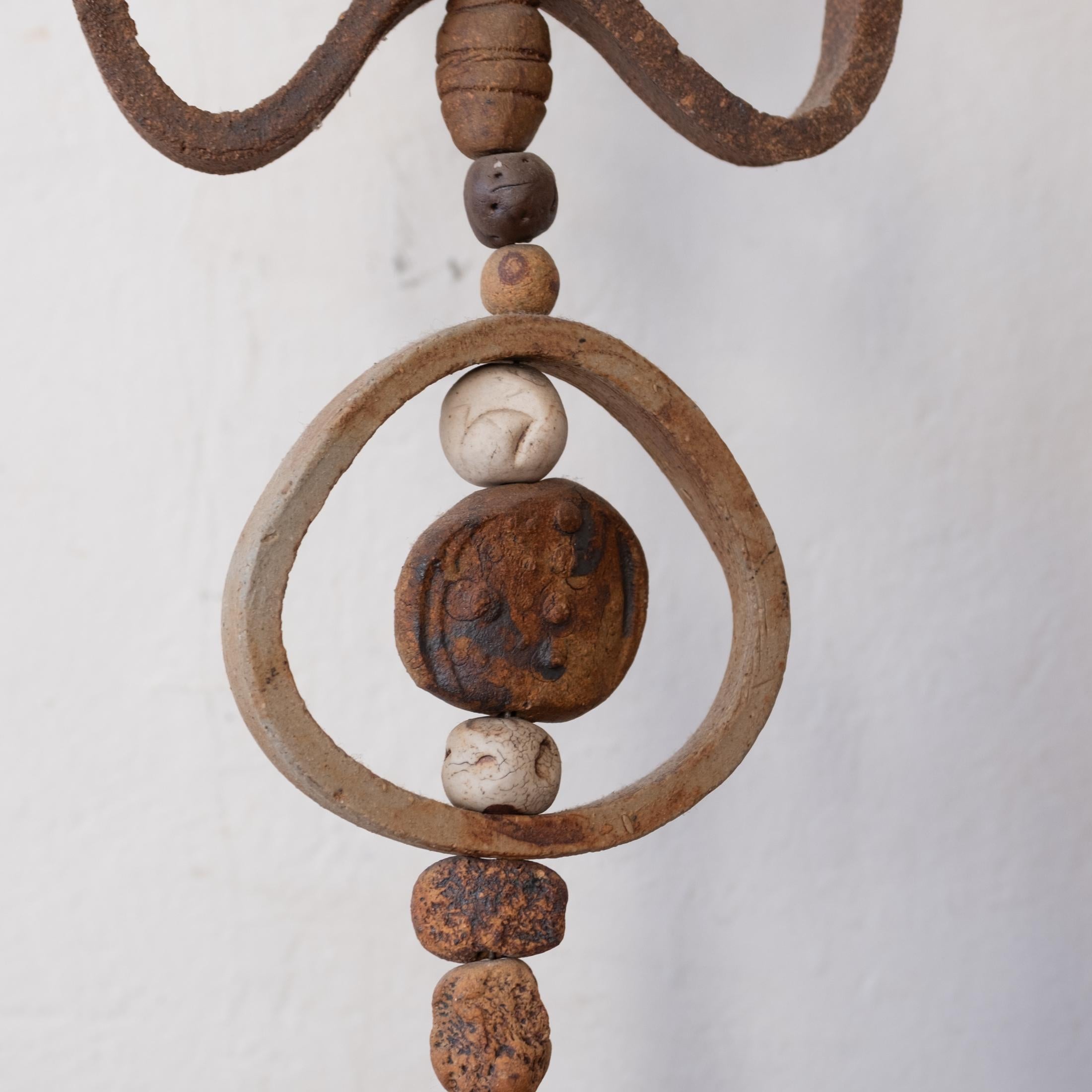 Hängeskulptur aus Keramik von Ted Saito, 1970er-Jahre 3