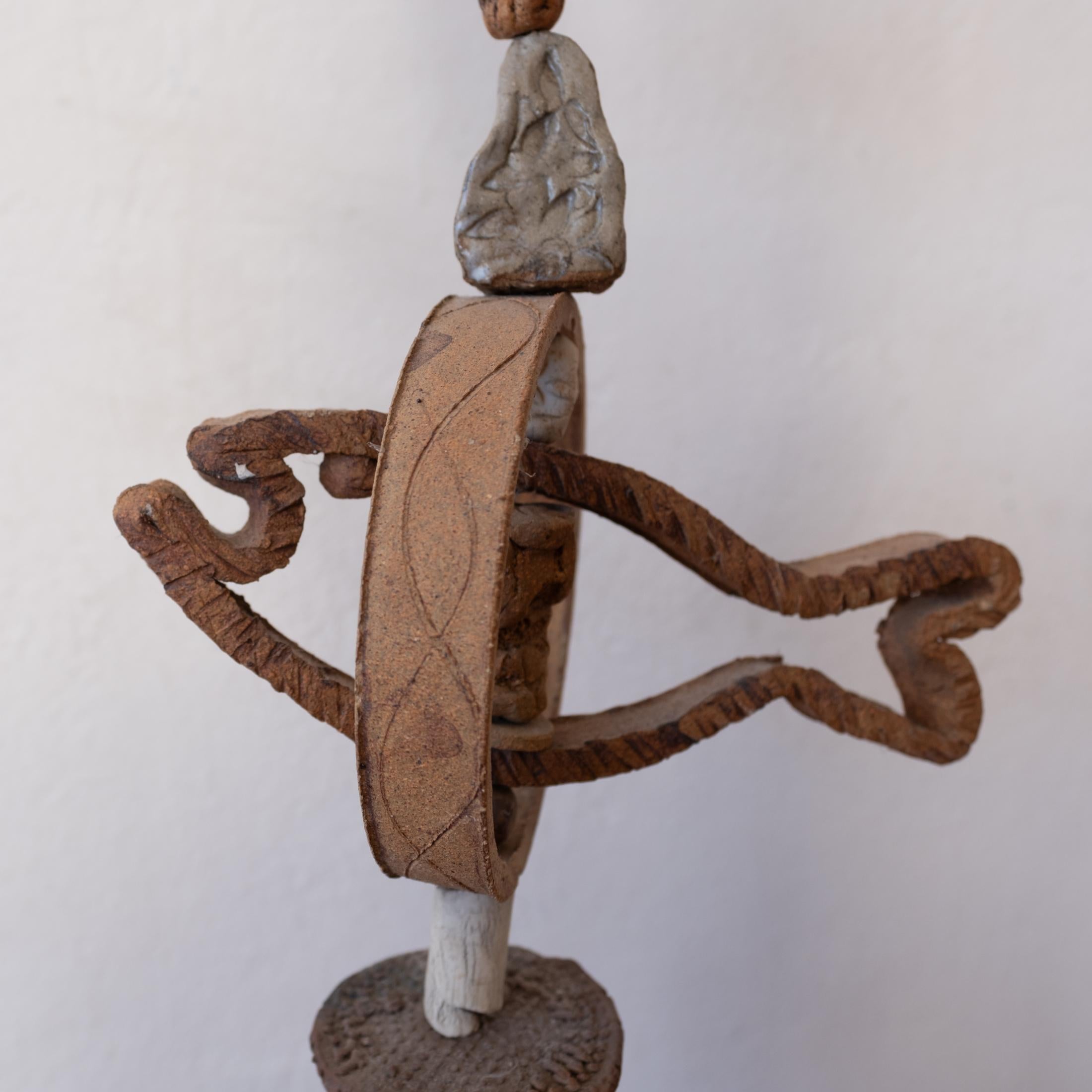 Hängeskulptur aus Keramik von Ted Saito, 1970er-Jahre 4