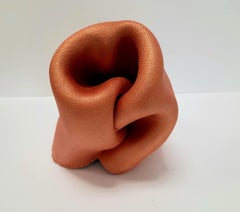 Sinosity mini in Orange (pop art metallic smooth slick small sculpture abstract)