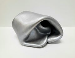 Sinosity petite in Silver (pop art metallic smooth slick sculpture abstract)