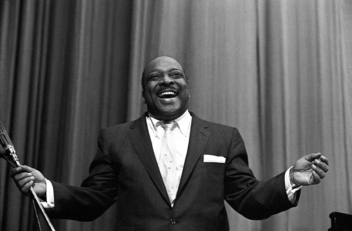 Count Basie (Ted Williams - Black and White Photography)
Silver Gelatin Print
16x20: £1,200 
20x24: £2,640 
30x40: £3,960 
40x60: £7,500 
Estate-stamped and numbered on reverse.
Edition of 25 per size.

American jazz pianist, organist, bandleader