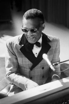 Ray Charles, 1972 (Ted Williams - Photographie en noir et blanc)