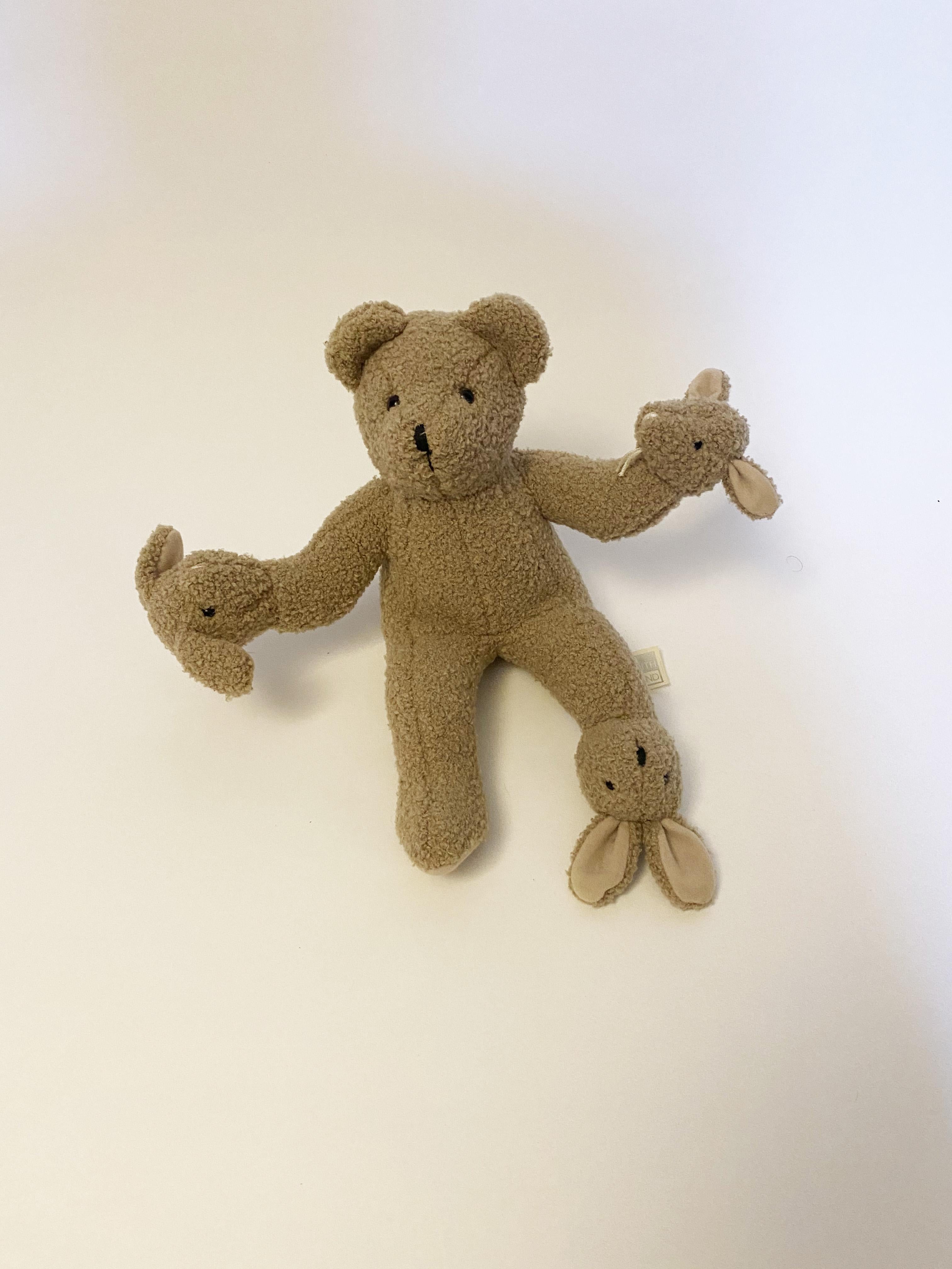 Fabric Teddy Bear Band by Philippe Starck for Moulin Roty, 1998