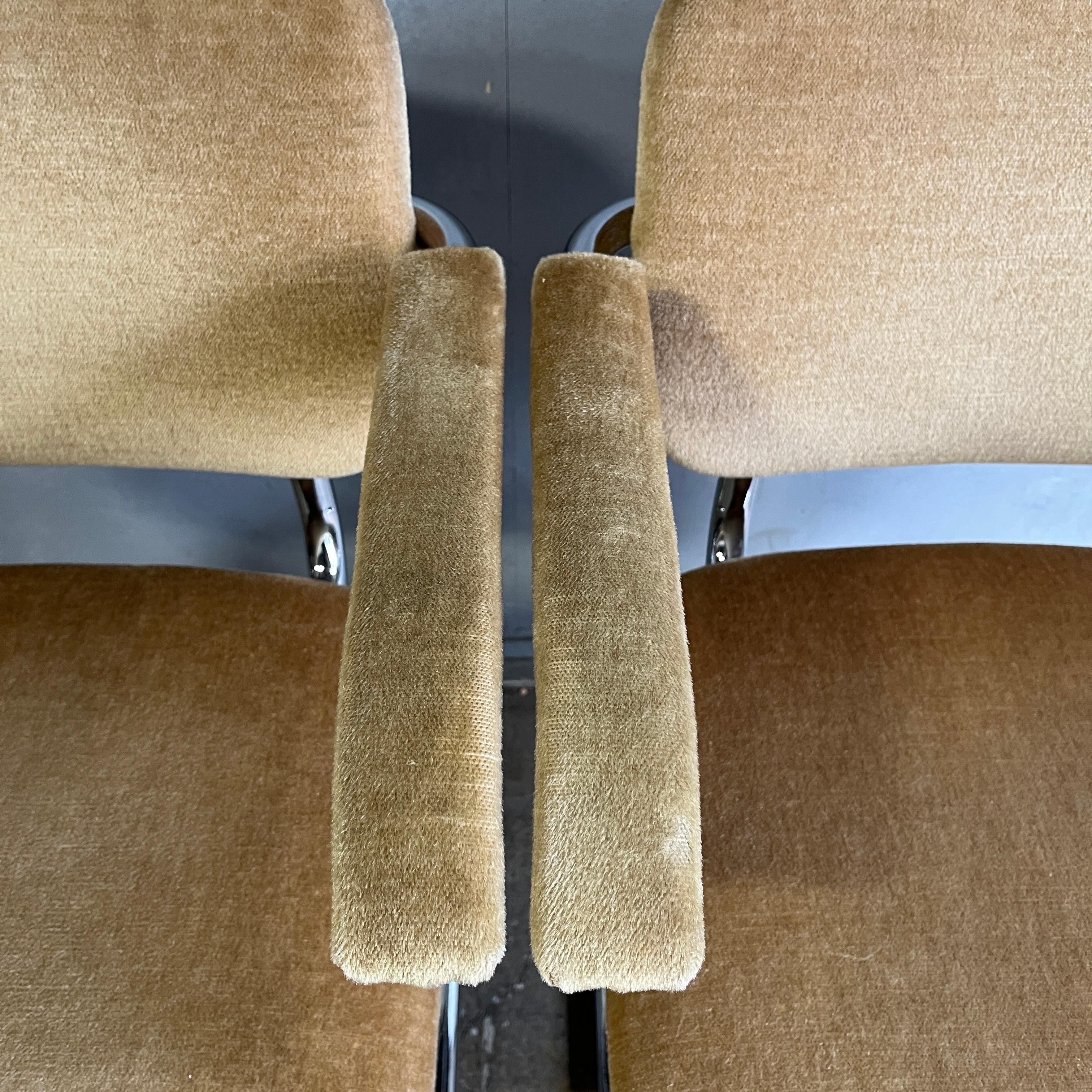 Leather Teddy Bear Cesca Chairs by Marcel Breuer for Knoll