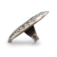 Teddy Goodluck Turquoise Sterling Silver Statement Ring
