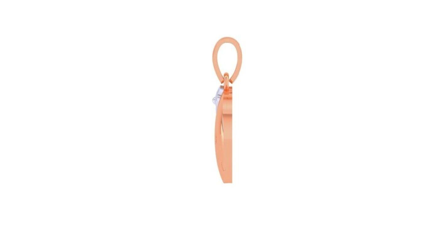 Whale Kids Pendant, 18k Rose Gold In New Condition For Sale In Leigh-On-Sea, GB