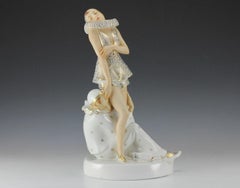 Tedesco Art Deco Wolfgang Schwartzkopff Aschermittdagen "Ash Wednesday" Figure