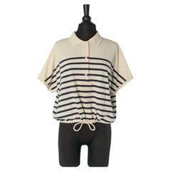 Tee-shirt with Polo neck and striped pattern JEAN-PAUL GAULTIER Matelot