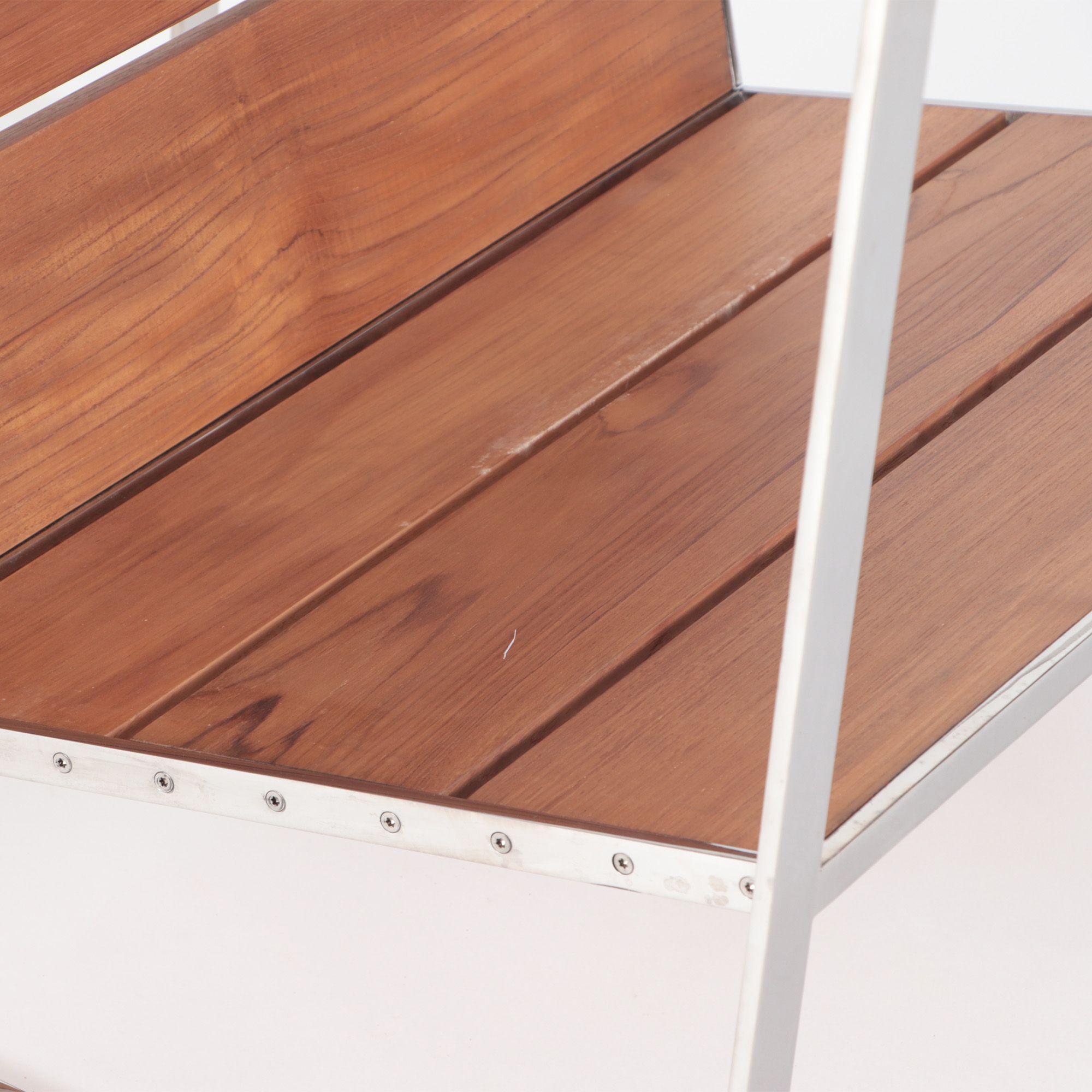 Teak Sedia da club per interni ed esterni in teak massiccio 