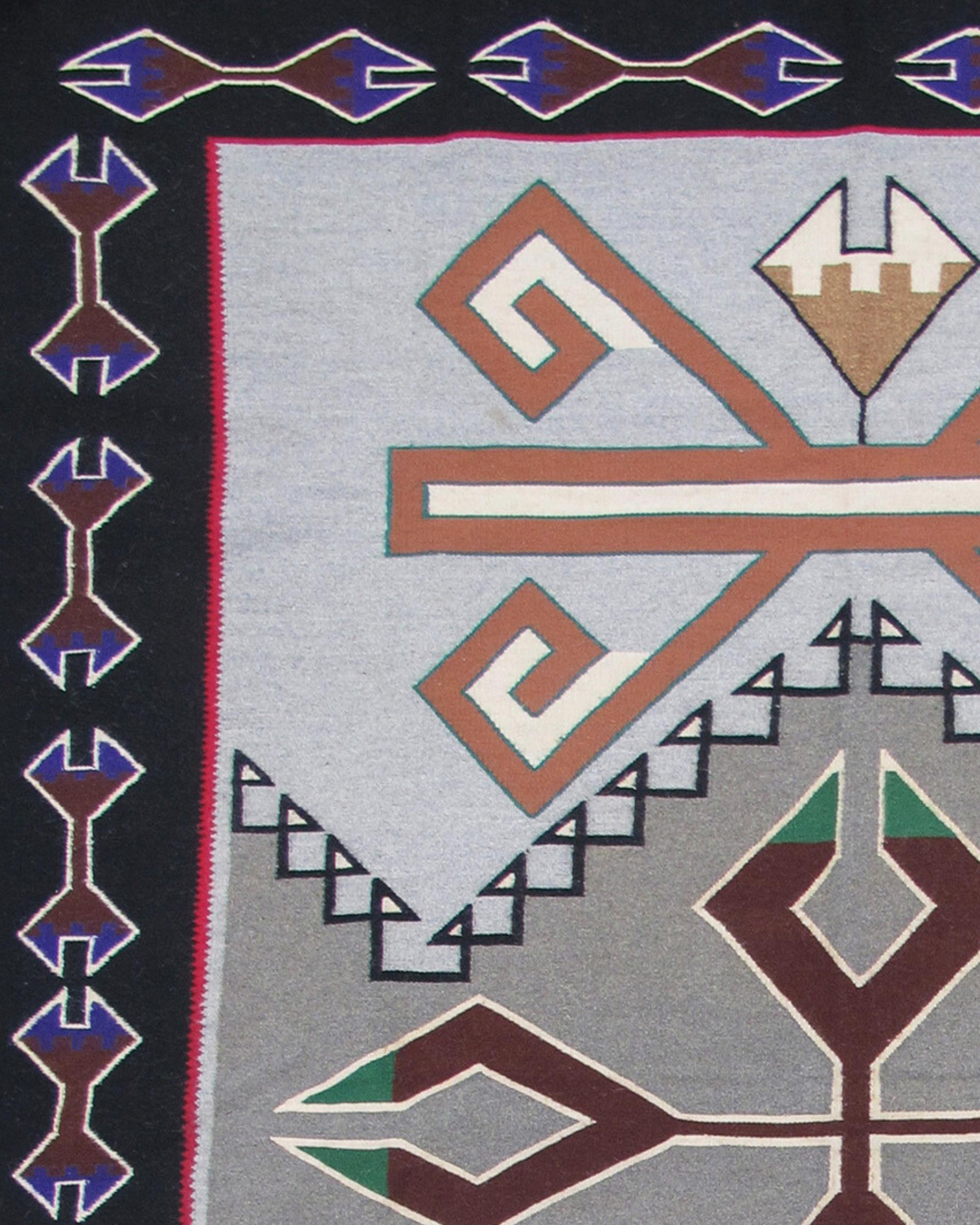 Teec Nos Pos Navajo-Teppich von Ruth Yabeny, 20. Jahrhundert (amerikanisch) im Angebot