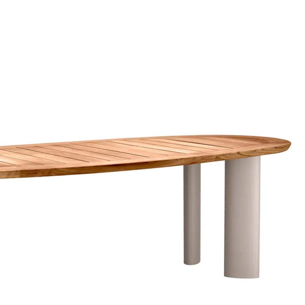 Contemporary Teeko Outdoor Dining Table For Sale